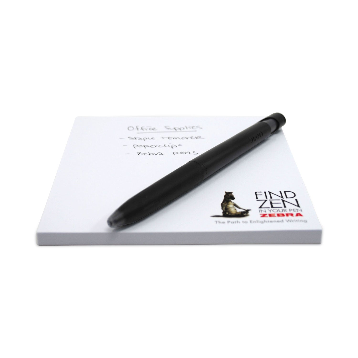 Zebra bLen Gel Pen, Retractable, Fine 0.7 mm, Black Ink, Black Barrel, Dozen (41410)