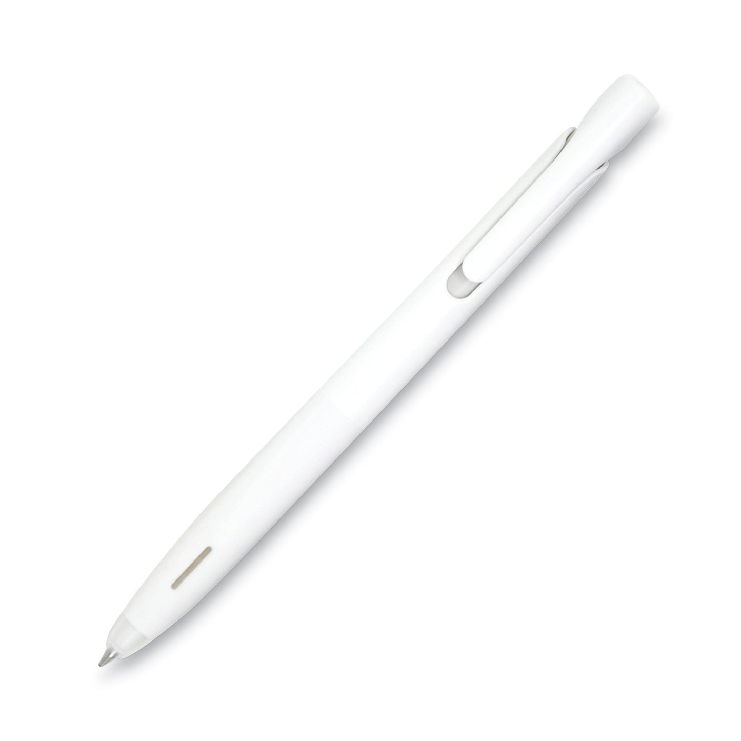 Zebra bLen Gel Pen, Retractable, Fine 0.7 mm, Black Ink, White Barrel, Dozen (41400)