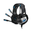 Adesso Xtream G2 Binaural Over The Head Headset, Black/Blue