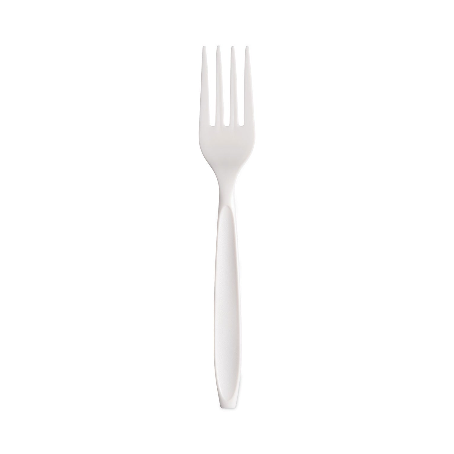 SOLO Reliance Mediumweight Cutlery, Fork, White, 100/Box, 1,000/Carton (RSWFX)