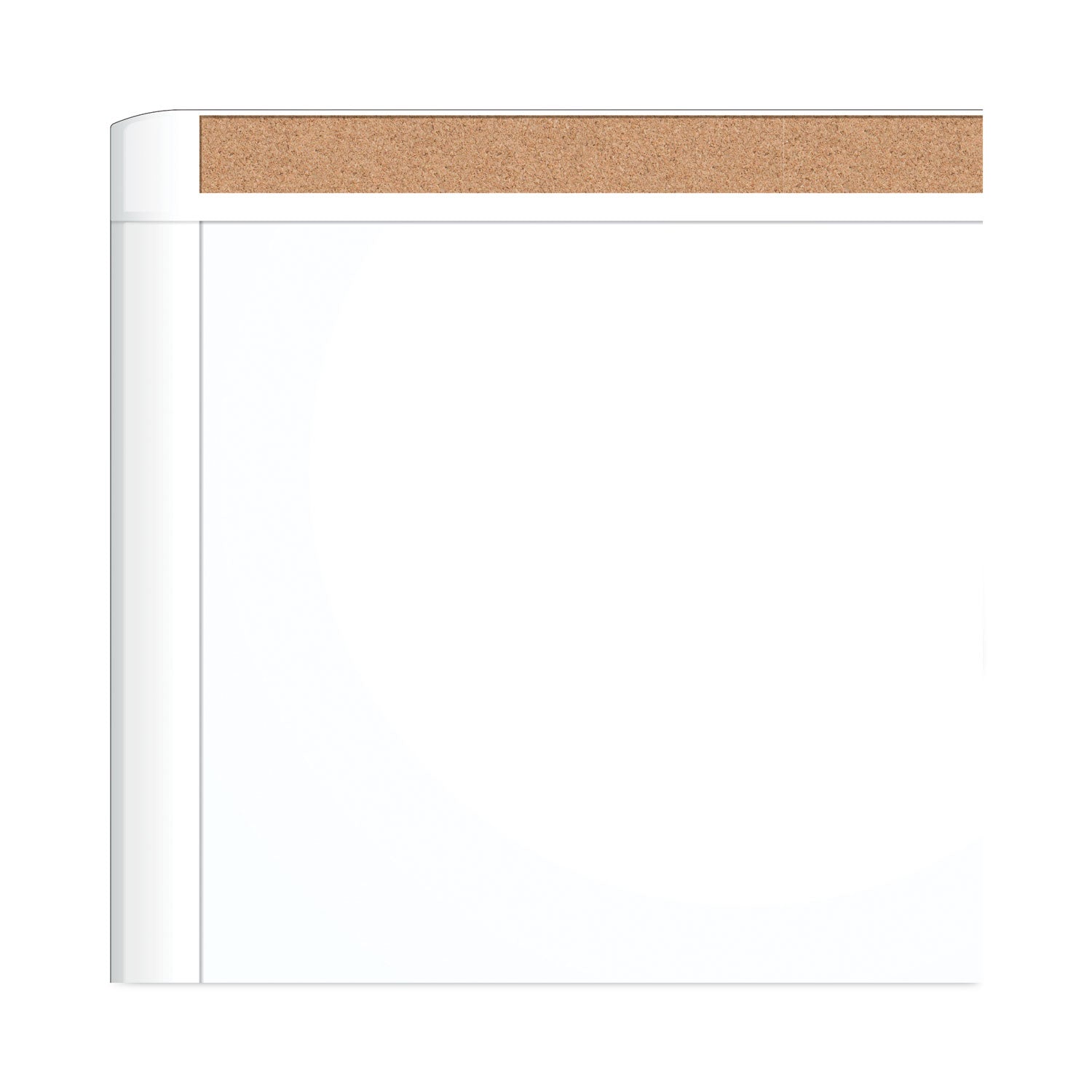 U Brands PINIT Magnetic Dry Erase Board with Plastic Frame, 20 x 16, White Surface, White Plastic Frame (428U0001)