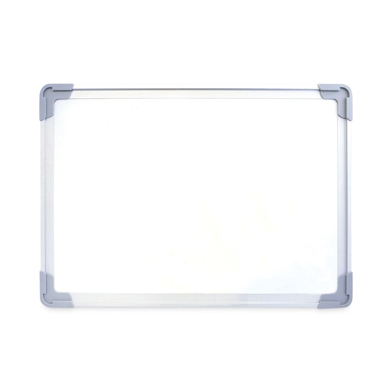 Flipside Dual-Sided Desktop Dry Erase Board, 18 x 12, White Surface, Silver Aluminum Frame (50000)