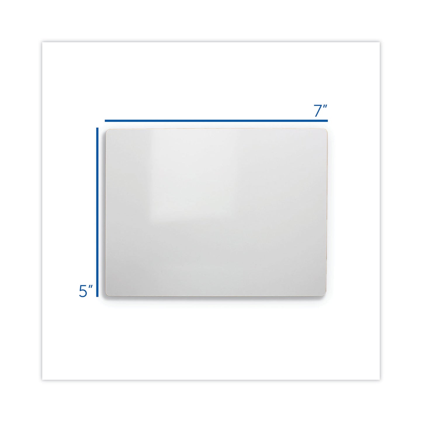 Flipside Dry Erase Board, 5 x 7, White Surface, 12/Pack (35656)