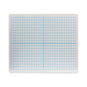 Flipside Graphing Two-Sided Dry Erase Board, 12 x 9, White Surface, 12/Pack (11200)