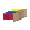 Flipside Study Carrel, 48 x 12, Assorted Colors, 24/Pack (60045)