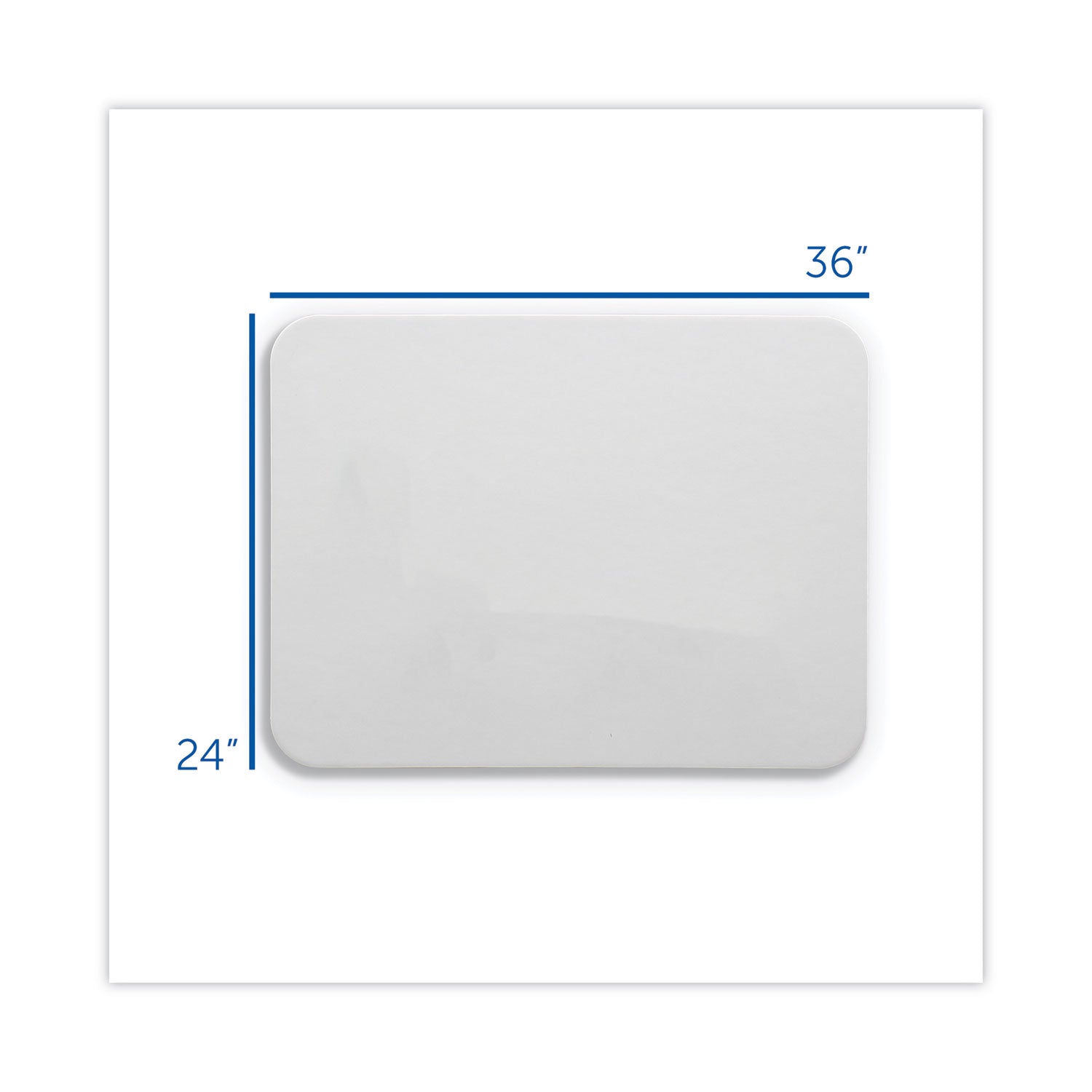 Flipside Magnetic Dry Erase Board, 36 x 24, White Surface (10027)