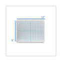 Flipside Graphing Two-Sided Dry Erase Board, 12 x 9, White Surface, 12/Pack (11200)