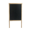 Flipside Black Chalkboard Marquee, 24 x 42, Black Surface, Natural Wood Frame (31222)