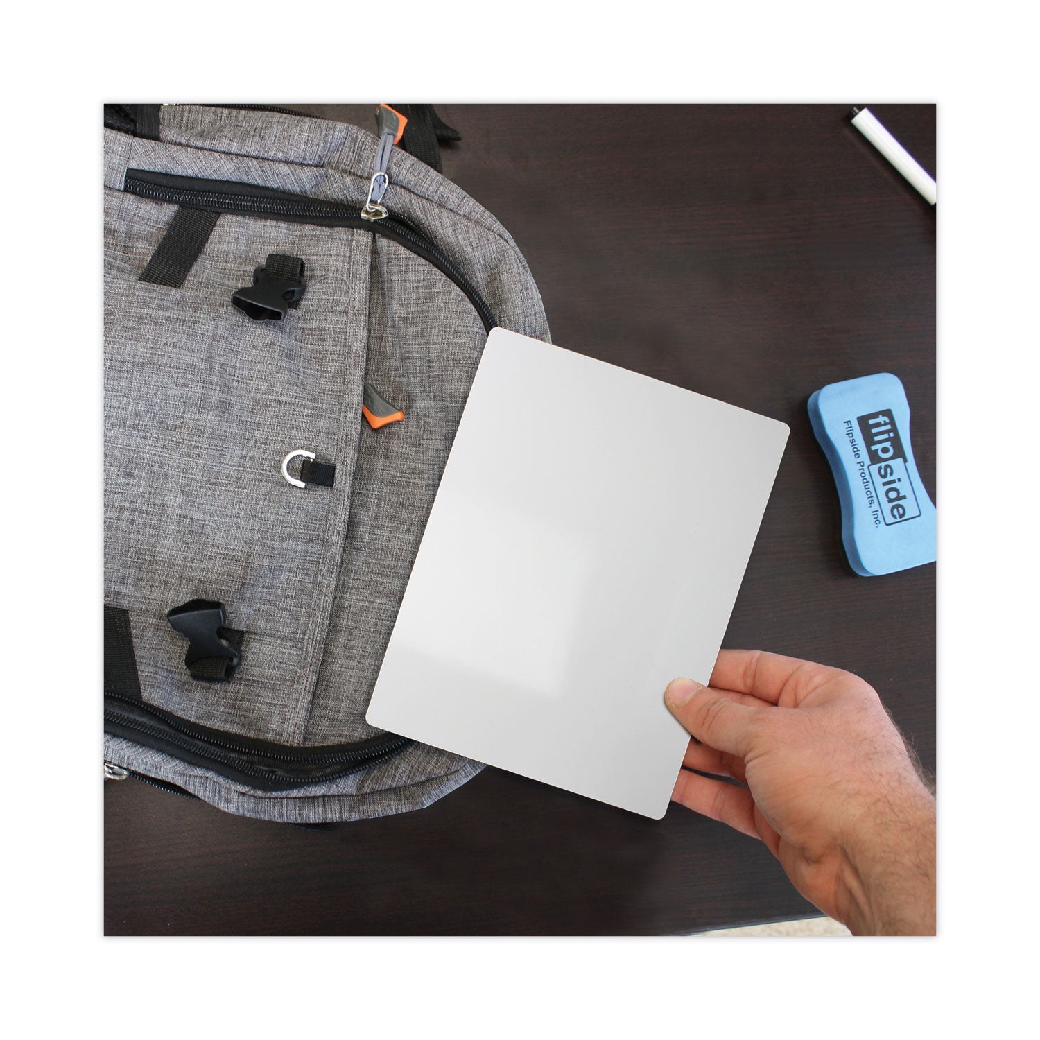 Flipside Dry Erase Board, 7 x 5, White Surface, 12/Pack (10156)