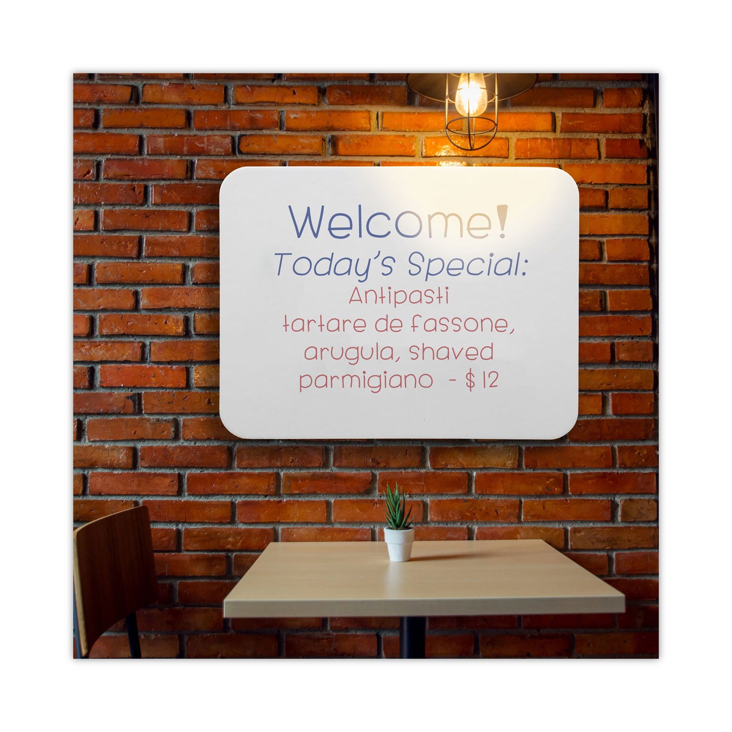 Flipside Magnetic Dry Erase Board, 36 x 24, White Surface (10027)