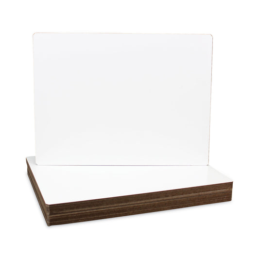 Flipside Dry Erase Board, 12 x 9, White Surface, 12/Pack (12912)