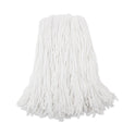 Boardwalk Premium Cut-End Wet Mop Heads, Rayon, 16oz, White, 12/Carton (216RCT)