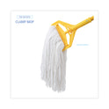 Boardwalk Premium Cut-End Wet Mop Heads, Rayon, 16oz, White, 12/Carton (216RCT)