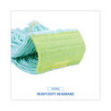 Boardwalk EcoMop Looped-End Mop Head, Recycled Fibers, Medium Size, Green, 12/Carton (1200MCT)