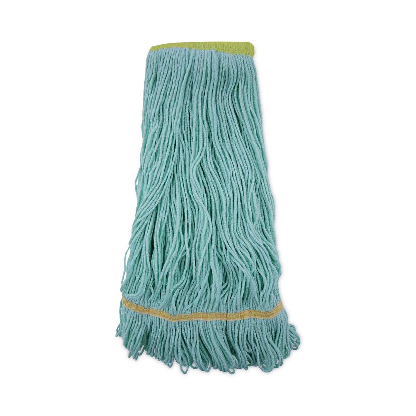 Boardwalk EcoMop Looped-End Mop Head, Recycled Fibers, Extra Large Size, Green (1200XL)