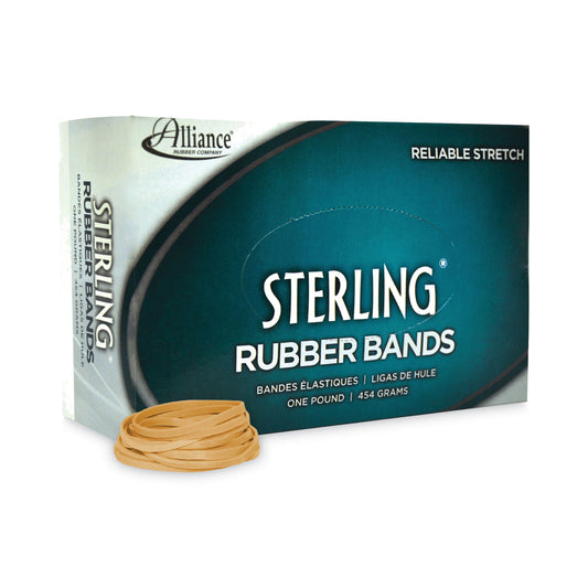 Alliance Sterling Rubber Bands, Size 31, 0.03" Gauge, Crepe, 1 lb Box, 1,200/Box (24315)