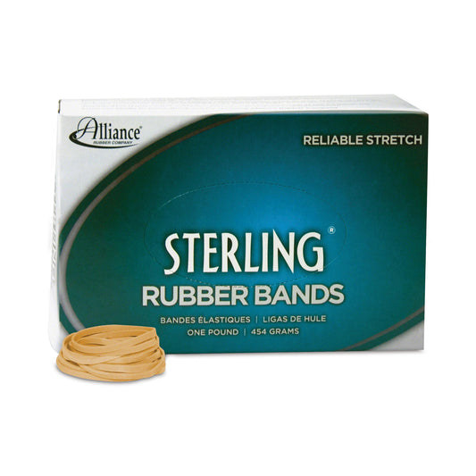 Alliance Sterling Rubber Bands, Size 31, 0.03" Gauge, Crepe, 1 lb Box, 1,200/Box (24315)