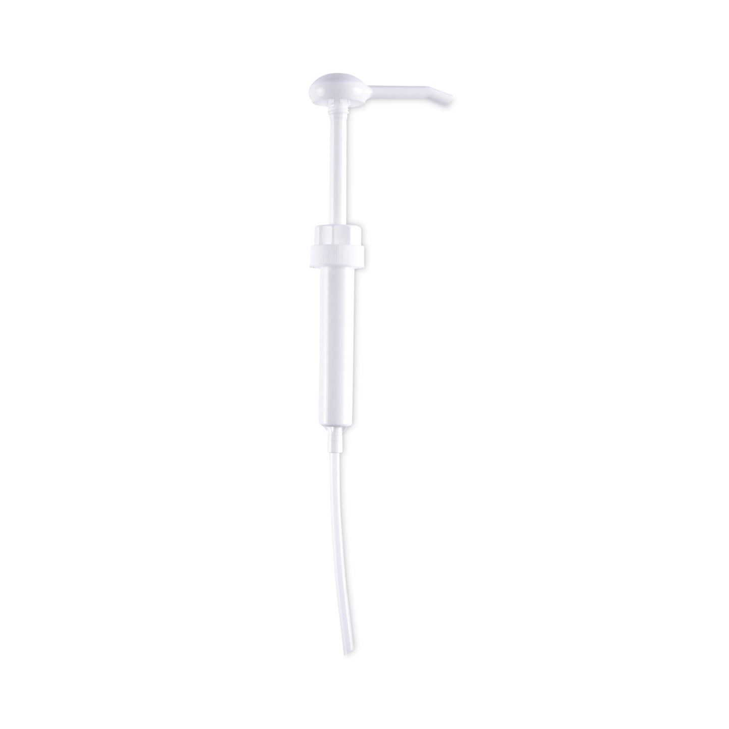 Boardwalk Siphon Pump, 1 oz/Pump, For 1 gal Bottles, Plastic, 12" Tube, White, 12/Carton (00417)