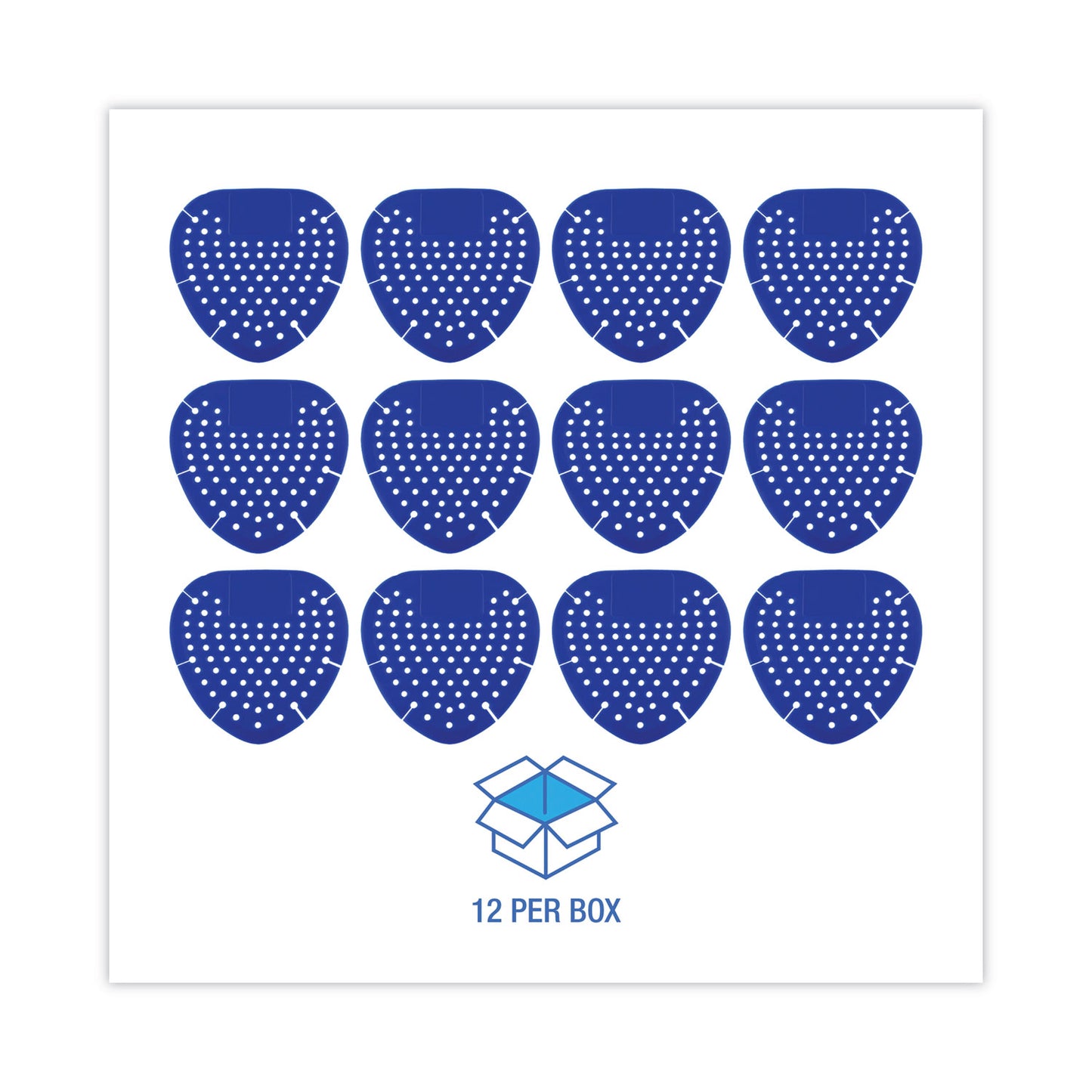 Boardwalk Urinal Screen, Bubblegum Scent, 3.5 oz, Blue, Dozen (1002)