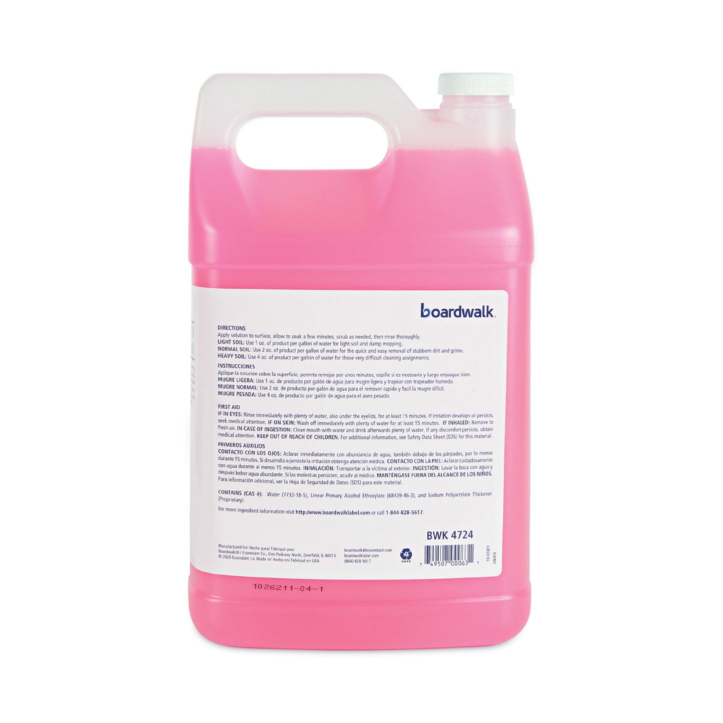 Boardwalk Industrial Strength All-Purpose Cleaner, Unscented, 1 gal Bottle (4724EA)