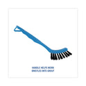 Boardwalk Grout Brush, Black Nylon Bristles, 8.13" Blue Plastic Handle (9008)