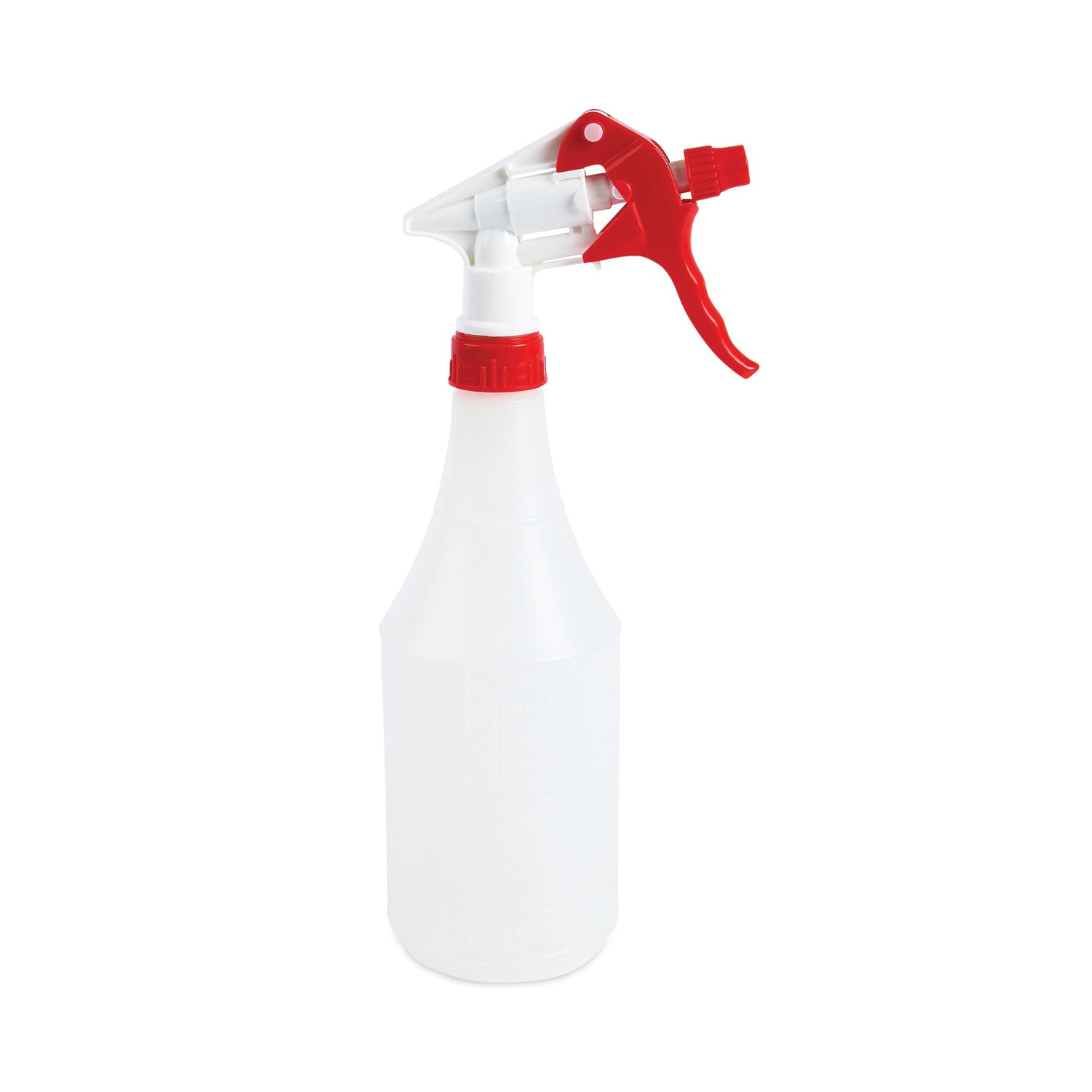 Boardwalk Trigger Sprayer 250, 8" Tube, Fits 16-24 oz Bottles, Red/White, 24/Carton (09227)