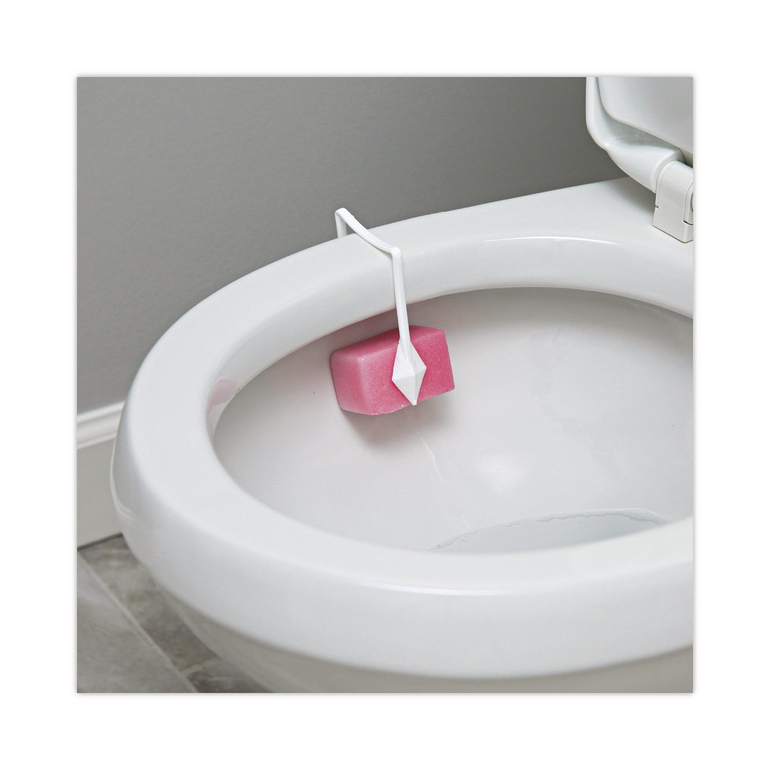 Boardwalk Toilet Bowl Para Deodorizer Block, Cherry Scent, 4 oz, Pink, 12/Box (B04BX)