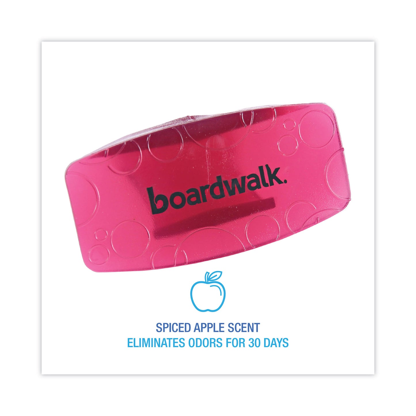 Boardwalk Bowl Clip, Spiced Apple Scent, Red, 12/Box (CLIPSAP)