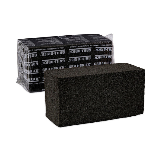 Boardwalk Grill Brick, 8 x 4, Black, 12/Carton (GB12PC)