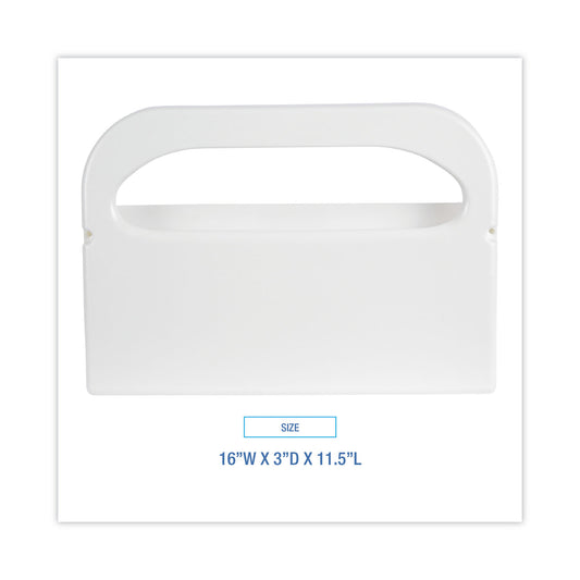 Boardwalk Toilet Seat Cover Dispenser, 16 x 3 x 11.5, White, 2/Box (KD100)