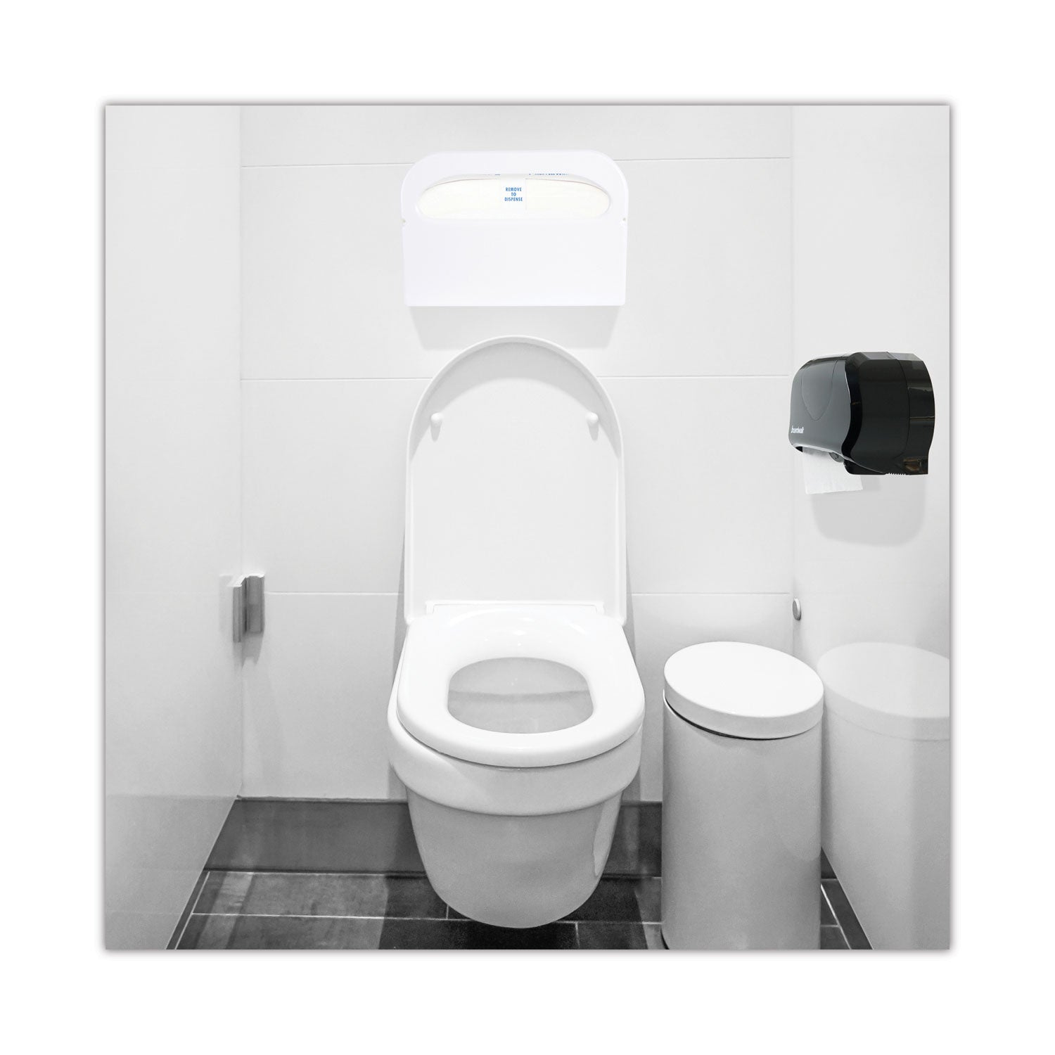 Boardwalk Toilet Seat Cover Dispenser, 16 x 3 x 11.5, White, 2/Box (KD100)