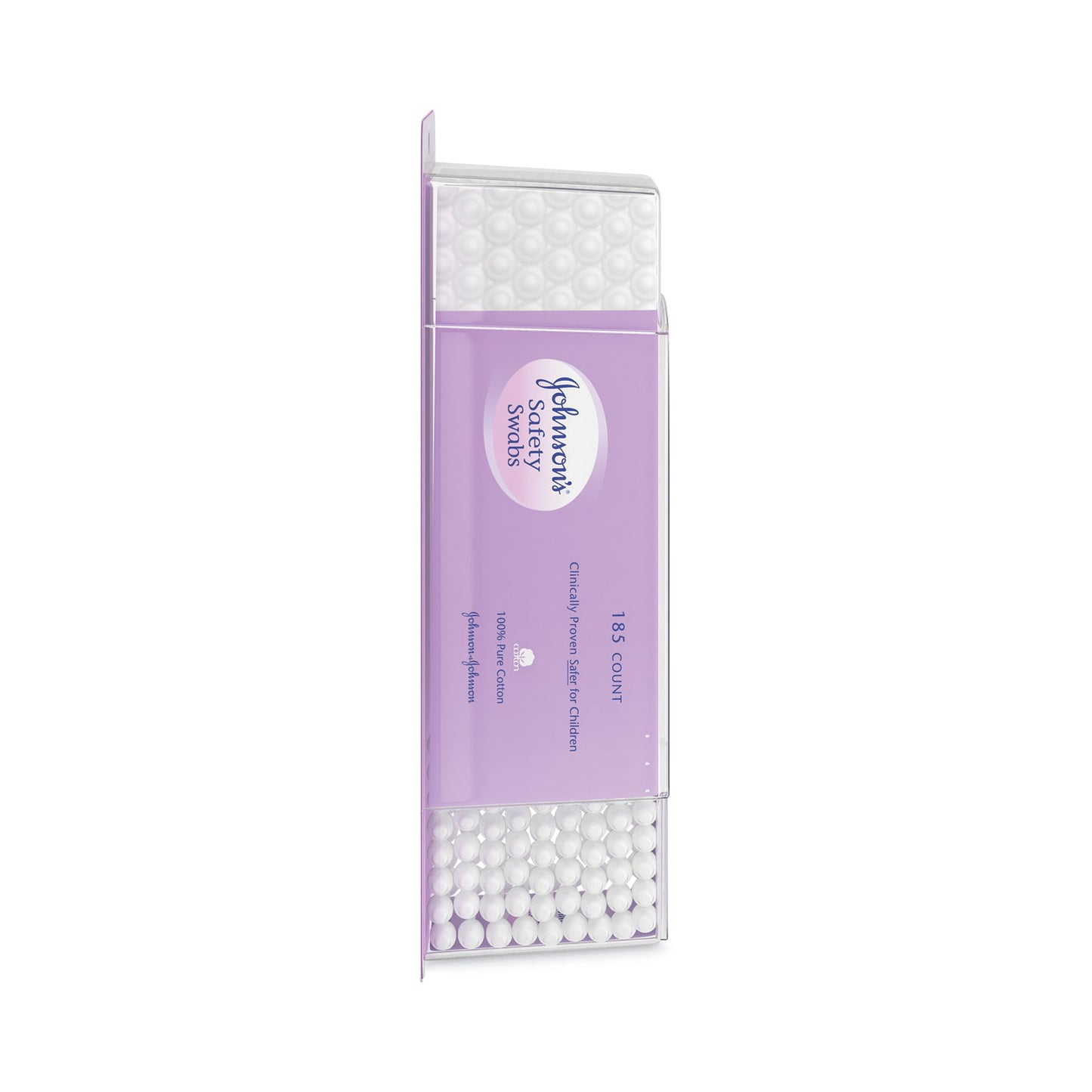  Johnson Pure Cotton Swabs, Safety Swabs, 185/Pack (002948)