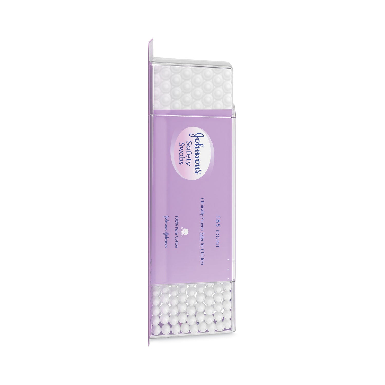  Johnson Pure Cotton Swabs, Safety Swabs, 185/Pack (002948)