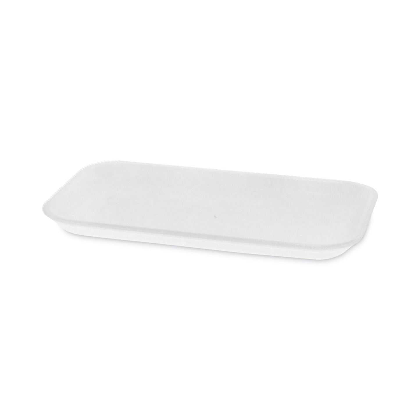 Pactiv Supermarket Tray, #17, 8.3 x 4.8 x 0.65, White, Foam, 1,000/Carton (0TF117S00000)