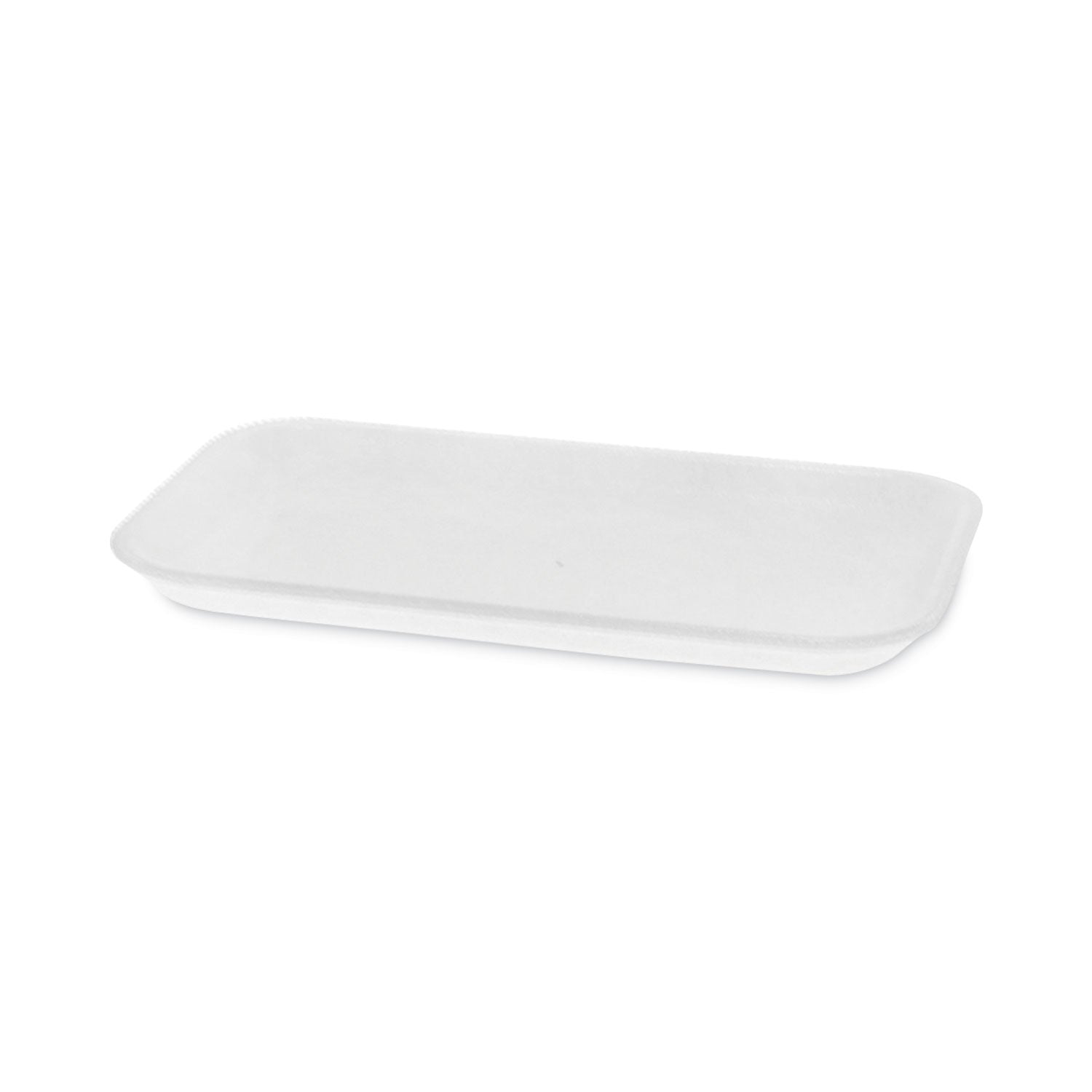 Pactiv Supermarket Tray, #17, 8.3 x 4.8 x 0.65, White, Foam, 1,000/Carton (0TF117S00000)