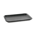 Pactiv Supermarket Tray, #2S, 8.2 x 5.7 x 0.65, Black, Foam, 500/Carton (0TFB02S00000)