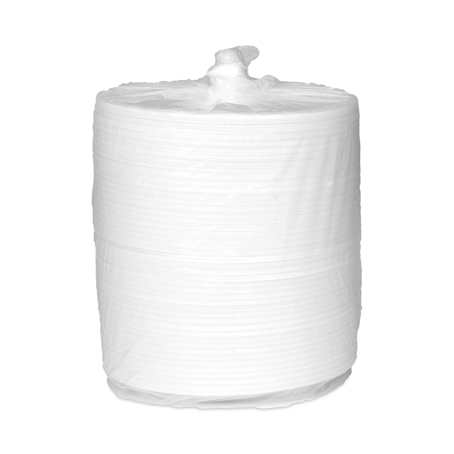 Pactiv Placesetter Deluxe Laminated Foam Dinnerware, Plate, 10.25" dia, White, 540/Carton (0TK10010000Y)