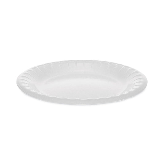 Pactiv Placesetter Deluxe Laminated Foam Dinnerware, Plate, 6" dia, White, 1,000/Carton (0TK100060000)