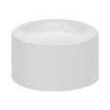 Pactiv Placesetter Deluxe Laminated Foam Dinnerware, Plate, 6" dia, White, 1,000/Carton (0TK100060000)