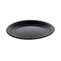 Pactiv Placesetter Deluxe Laminated Foam Dinnerware, Plate, 10.25" dia, Black, 540/Carton (0TKB0010000Y)