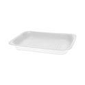 Pactiv Meat Tray, #2, 8.38 x 5.88 x 1.21, White, Foam, 500/Carton (51P102FS)