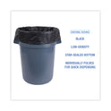 Boardwalk Linear Low Density Industrial Can Liners, 30 gal, 0.65 mil, 30" x 36", Black, Flat Pack, 200/Carton (L3036H)