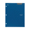 Five Star Two-Pocket Stay-Put Plastic Folder, 11 x 8.5, Assorted, 4/Pack (38049)