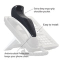 Softalk II Telephone Shoulder Rest, 2 x 6.75 x 2.5, Charcoal (802M)