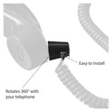 Softalk Twisstop Rotating Phone Cord Detangler, Black (1501)
