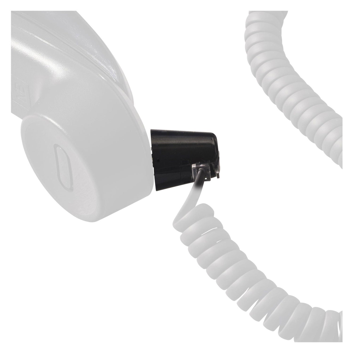 Softalk Twisstop Rotating Phone Cord Detangler, Black (1501)