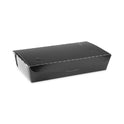 Pactiv EarthChoice OneBox Paper Box, 55 oz, 9 x 4.85 x 2, Black, 100/Carton (NOB02B)