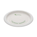 Pactiv EarthChoice Pressware Compostable Dinnerware, Plate, 6" dia, White, 750/Carton (PSP06EC)