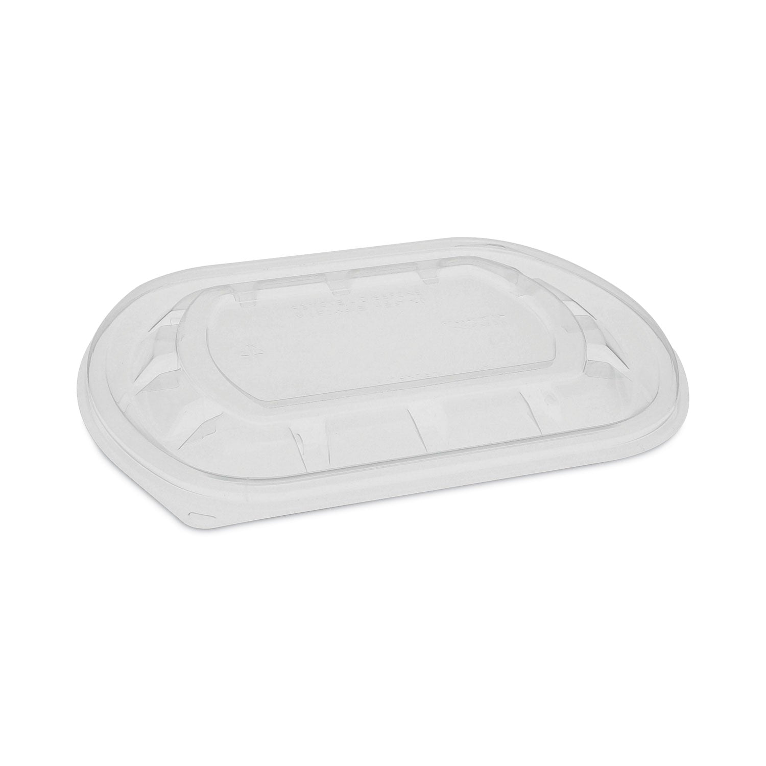 Pactiv ClearView MealMaster Lid with Fog Gard Coating, Medium Flat Lid, 8.13 x 6.5 x 0.38, Clear, Plastic, 252/Carton (YCN8462S00D0)