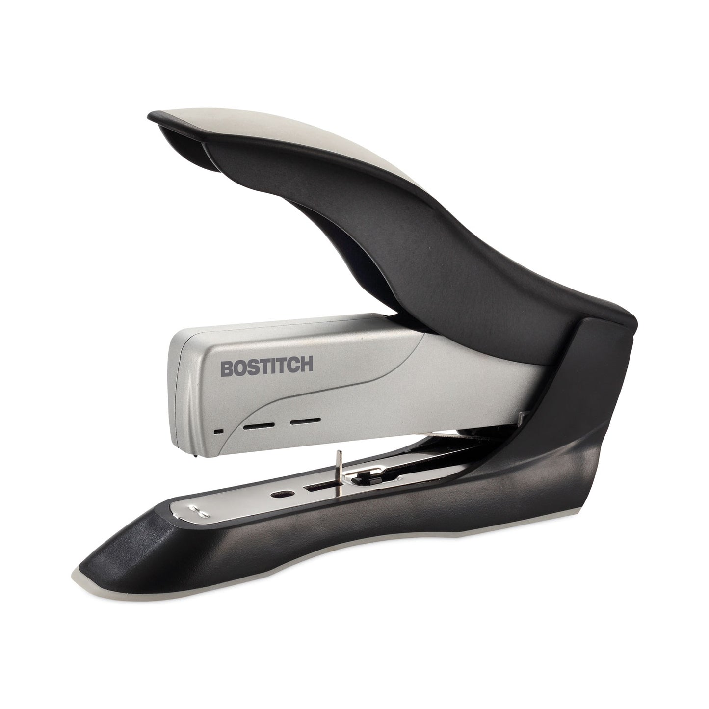 Bostitch Spring-Powered Premium Heavy-Duty Stapler, 100-Sheet Capacity, Black/Silver (1300)